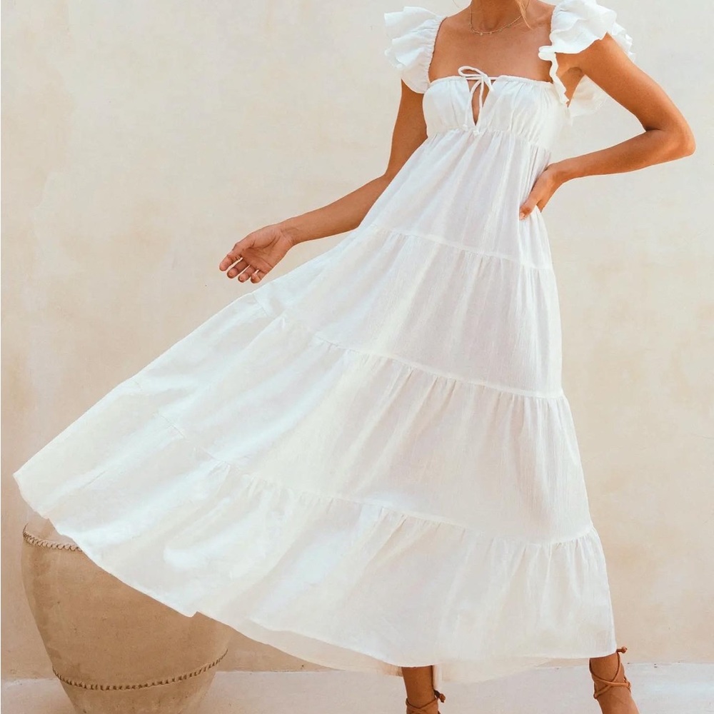 Bali Elf - Bohemian Linen Maxi